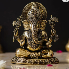 Mini Brass Ganesh Idol
