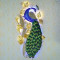 Royal Peacock Wall Hanging